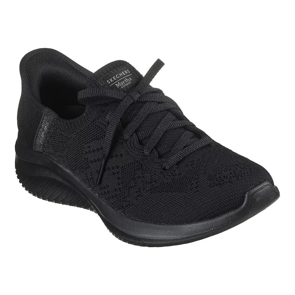 Martha Stewart x Skechers Hands Free Slip-ins® Ultra Flex 3.0 Back On Track Women's Shoes, Size: 8.5, Black Product Image