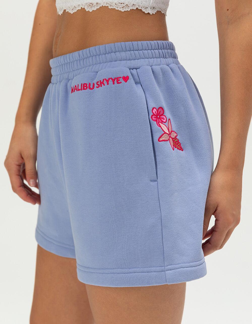 MALIBU SKYYE Meant To Be Womens Sweat Shorts - BLUE Product Image