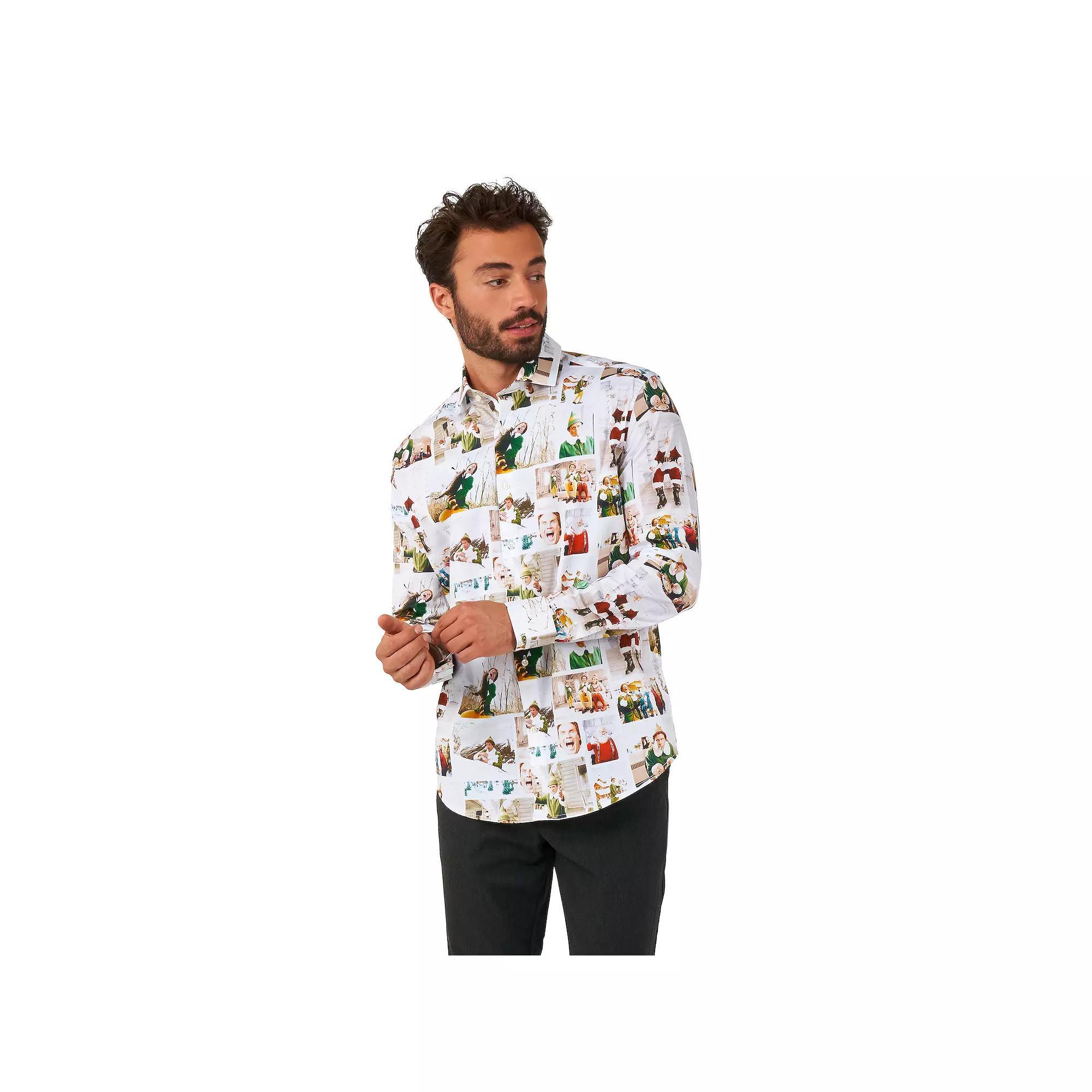 Men's OppoSuits Christmas Shirt, Size: Small, Elf Christmas Product Image