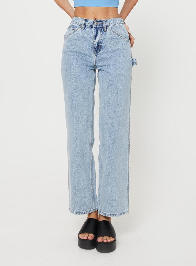 Alessandara Jeans Light Wash Denim Product Image