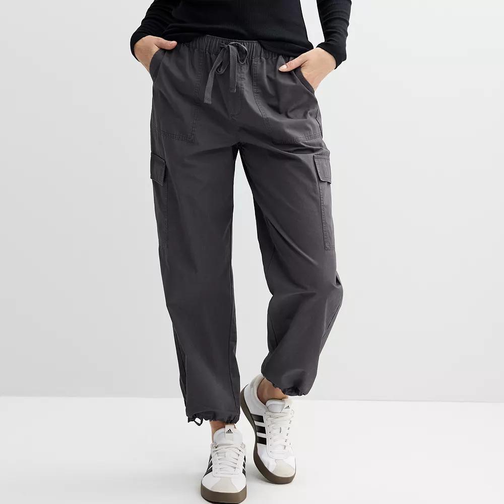 Women's Sonoma Goods For Life® Parachute Pants, Size: Small, Manolo Green Product Image