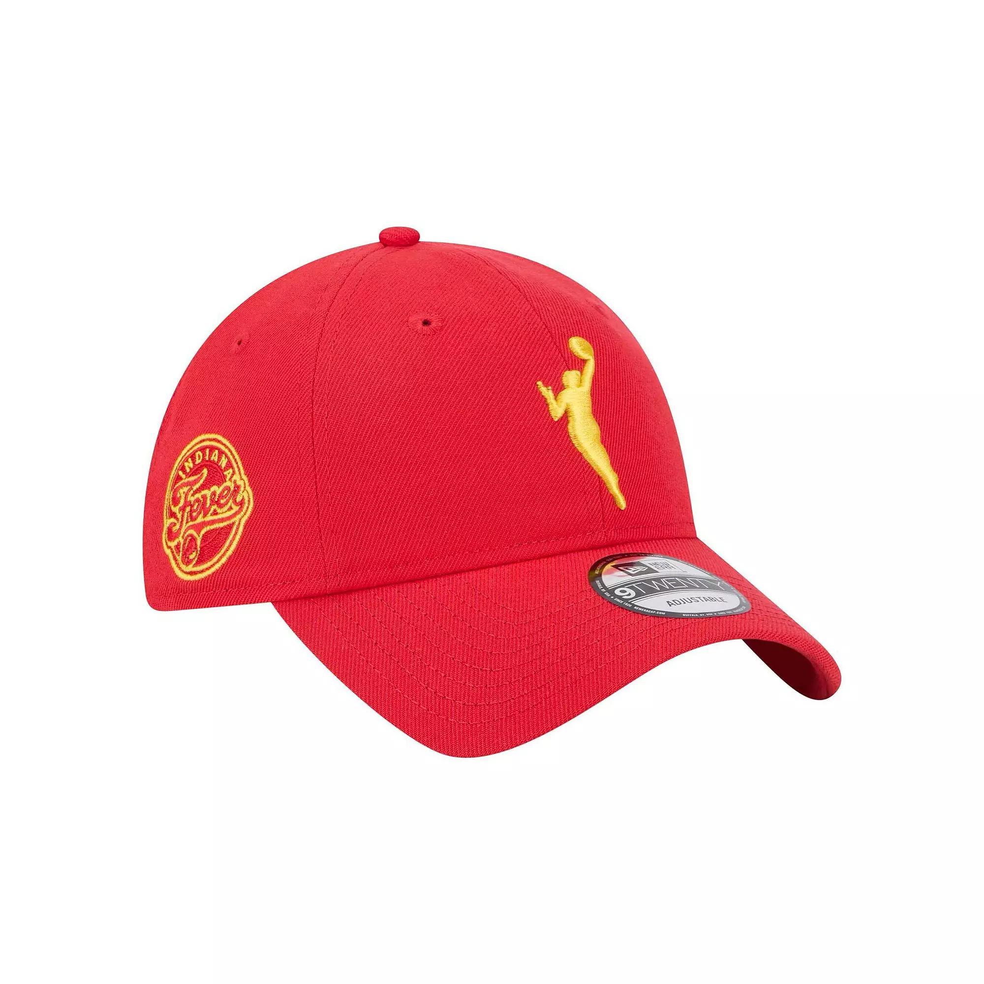 Mens New Era Red Indiana Fever 9TWENTY Adjustable Hat Product Image