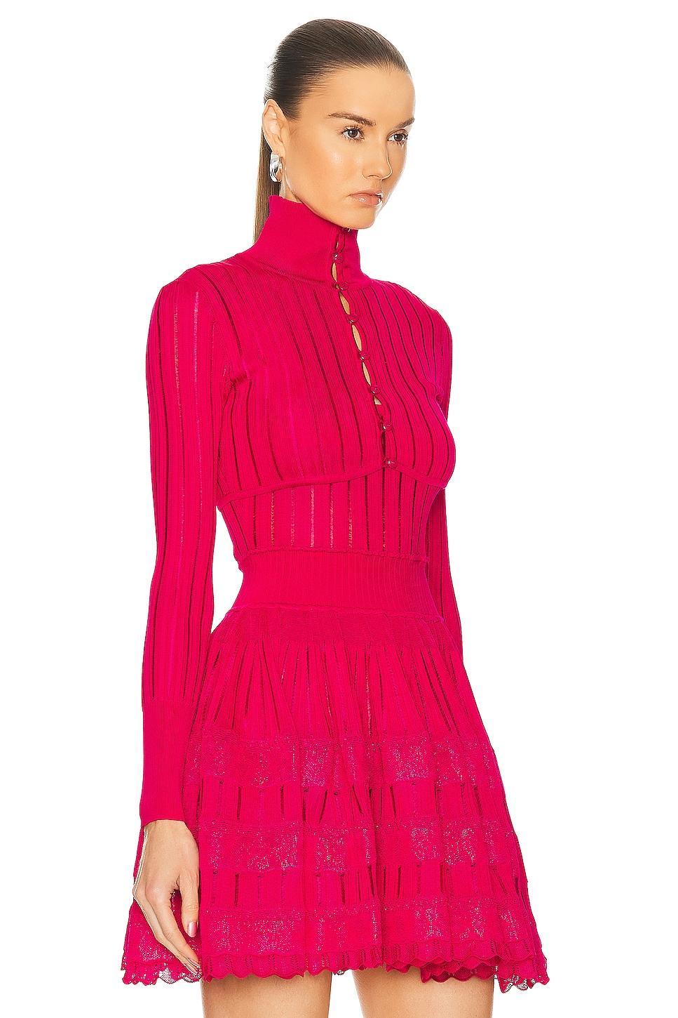 ALAA Crinoline Cardigan in Black Product Image