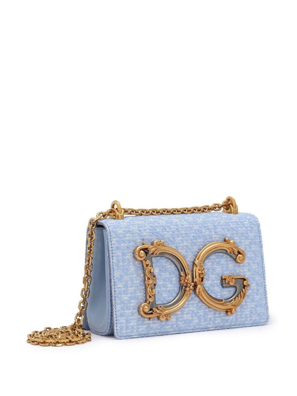 logo plaque bouclé cross body bag  Product Image