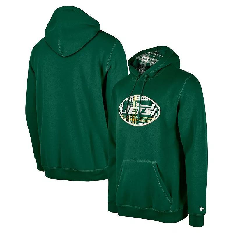 Men's New Era Royal New York Giants 3rd Down Plaid Pullover Hoodie, Size: Small, Blue Product Image