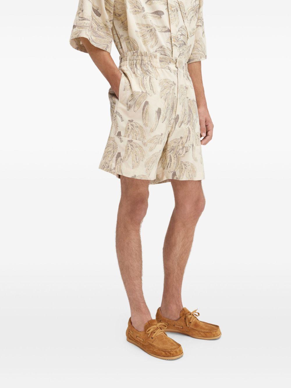 patterned-jacquard shorts Product Image
