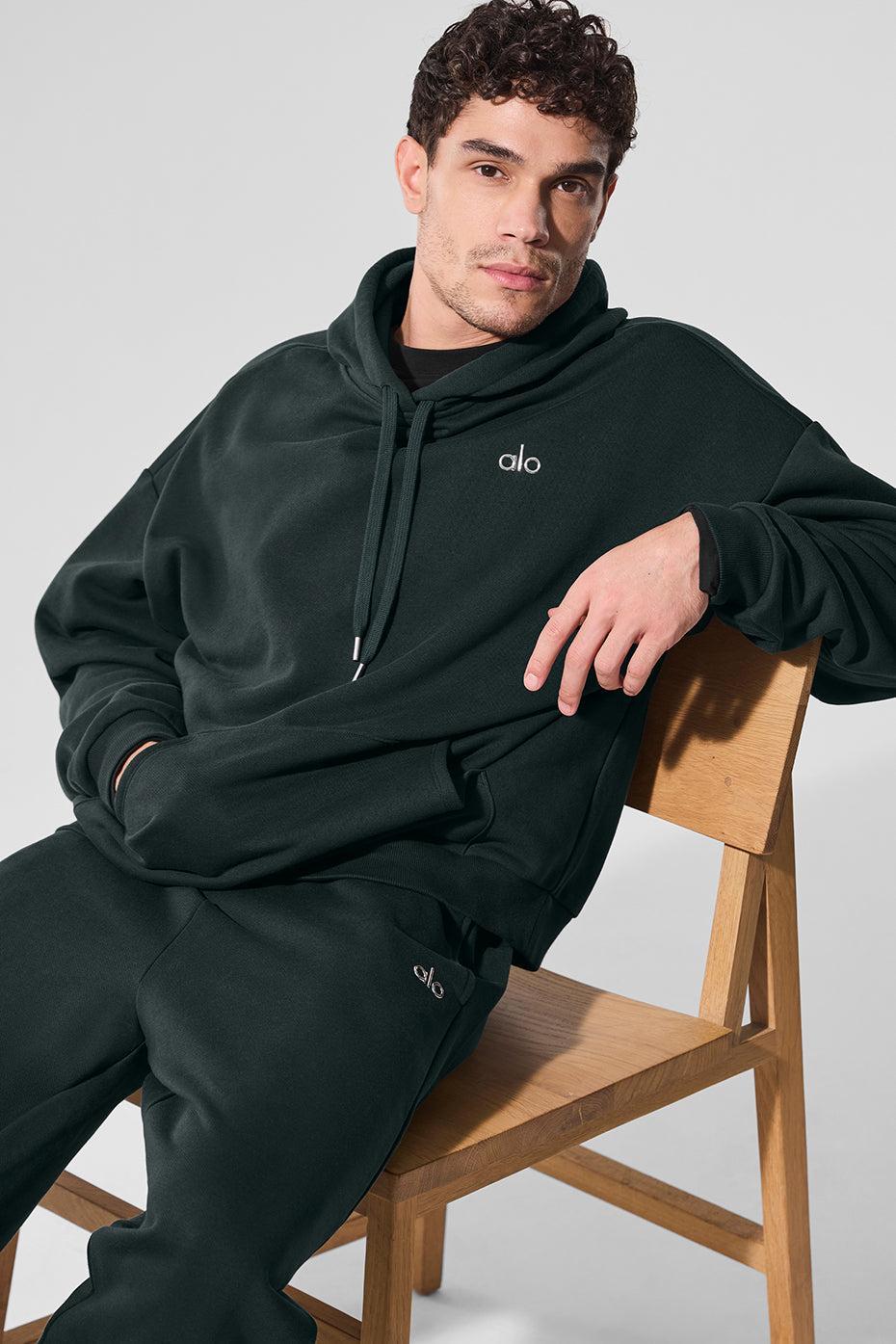 Accolade Hoodie - Charcoal Green Product Image