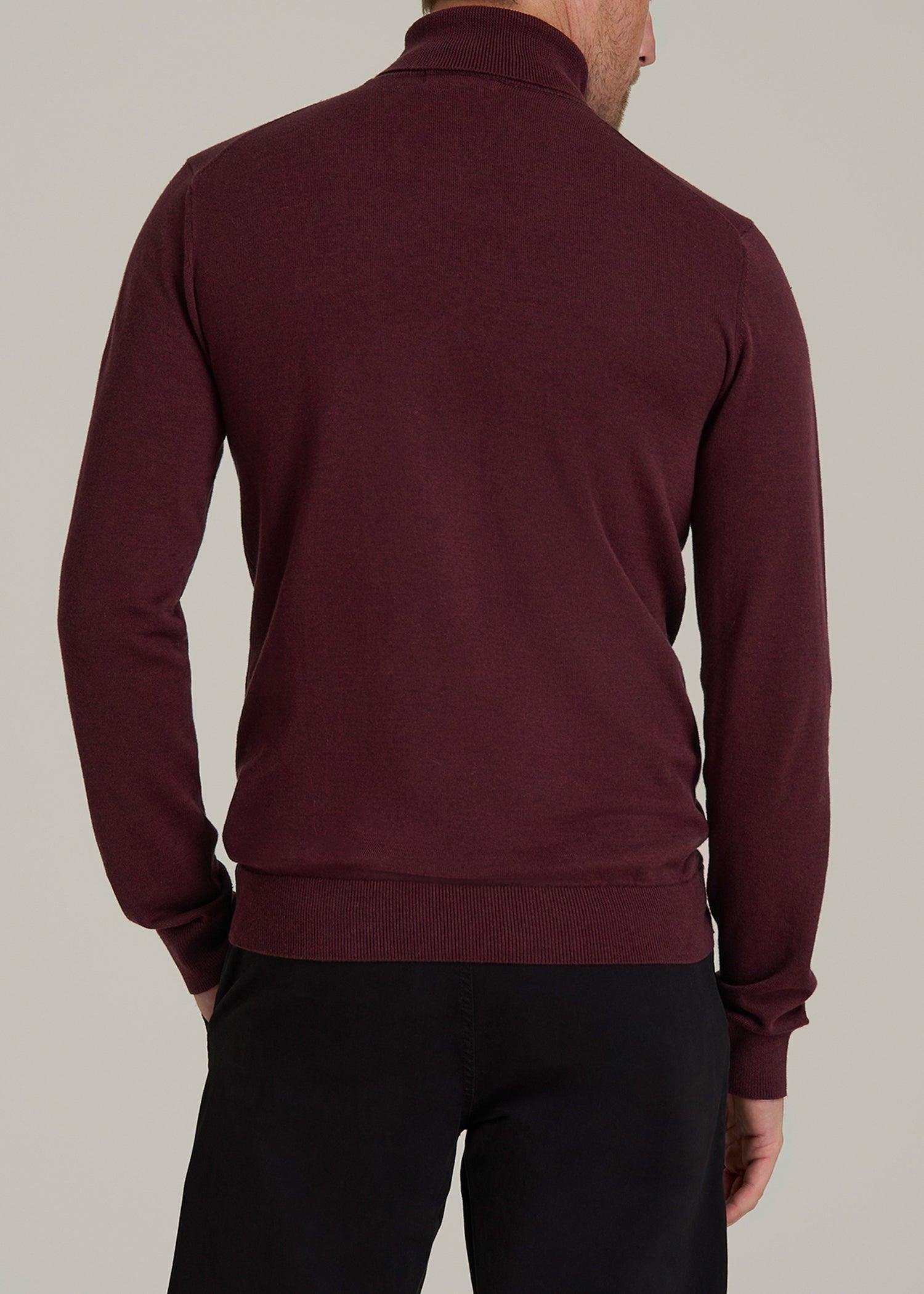 Men's Tall Turtleneck Sweater in Port Royale Male Product Image