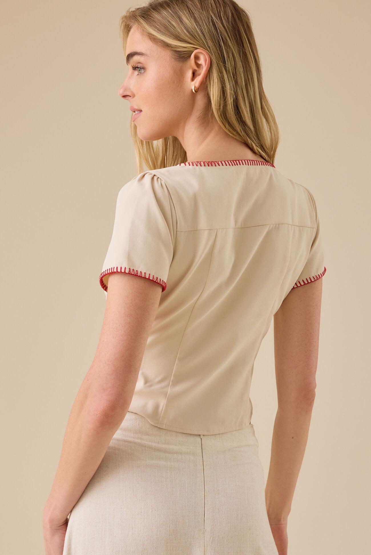 Carlisle Rose Embroidered Top Product Image