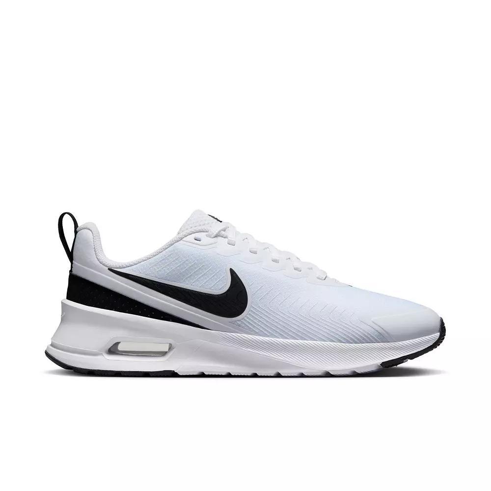 Nike Air Max Nuaxis Men's Running Shoes, Women's, Size: 7, White Black White Product Image
