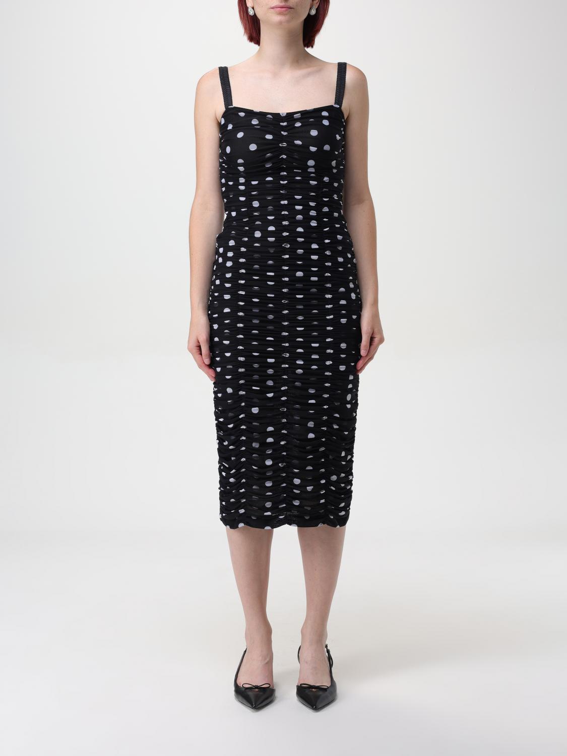 DOLCE & GABBANA Women Abito Mambo Italiano In Black Product Image