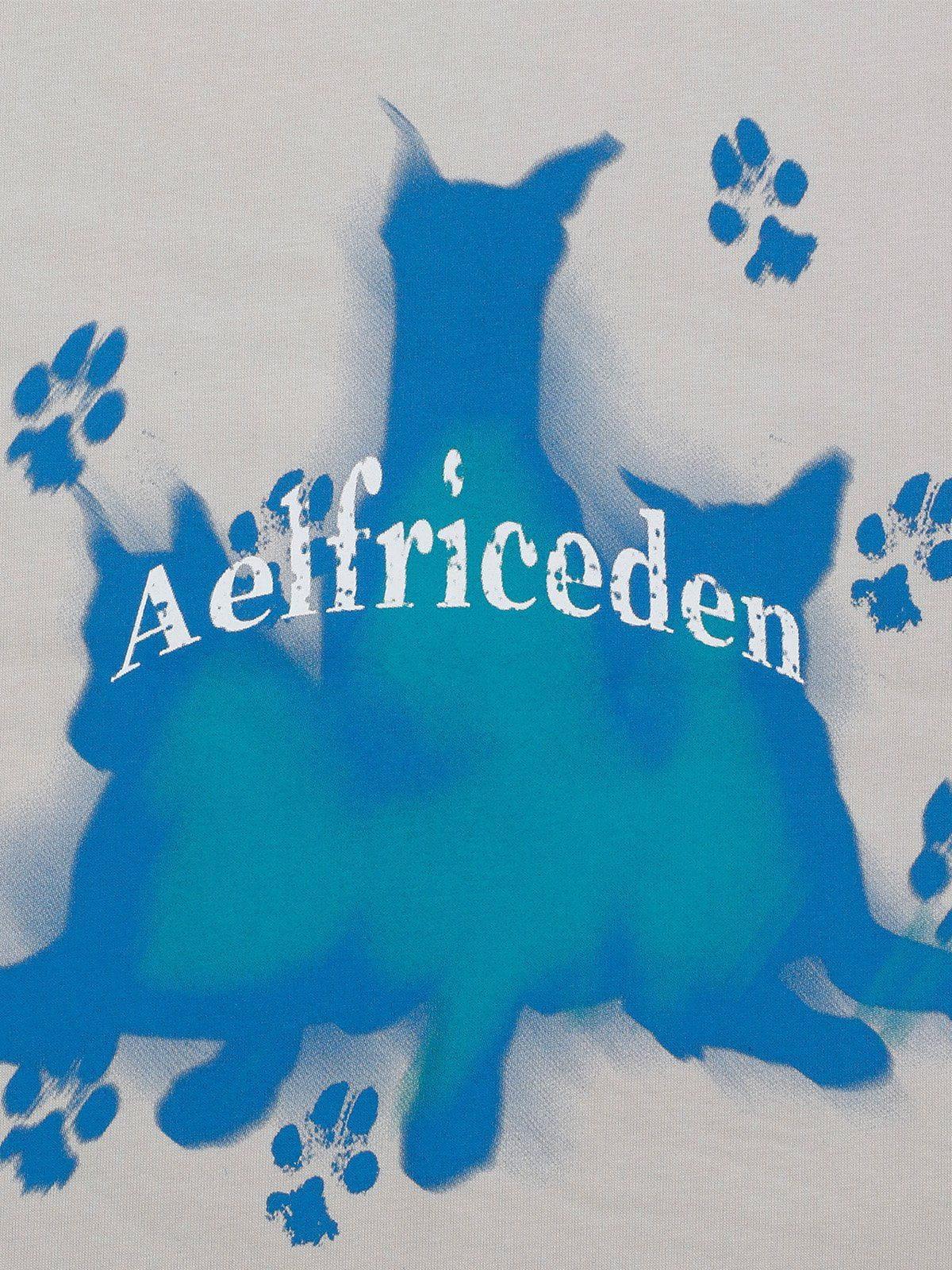 Aelfric Eden Blurring Doberman Print Hoodie Product Image