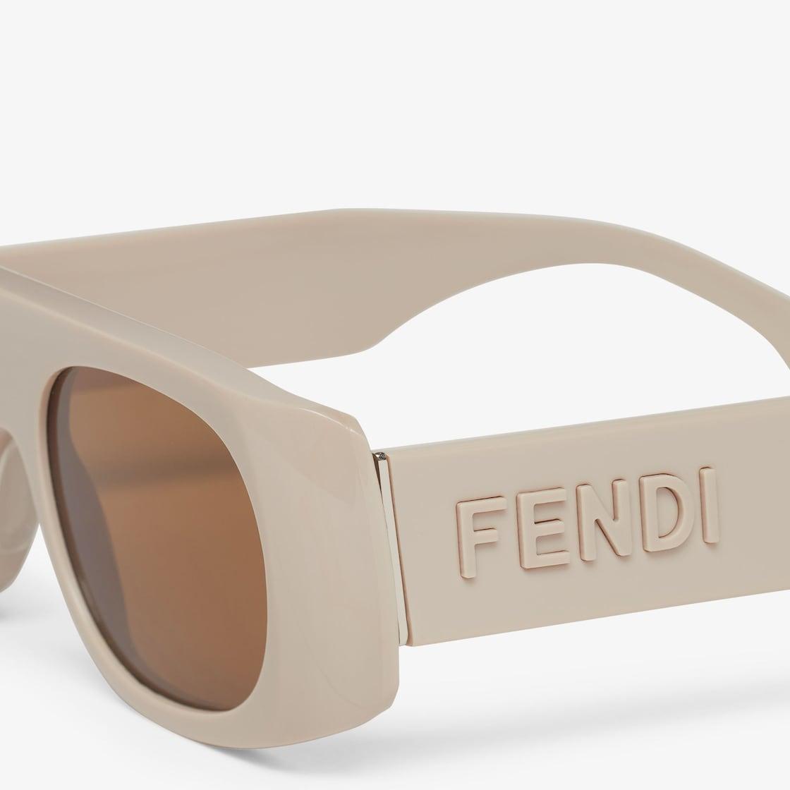 SignatureBeige acetate sunglasses Product Image