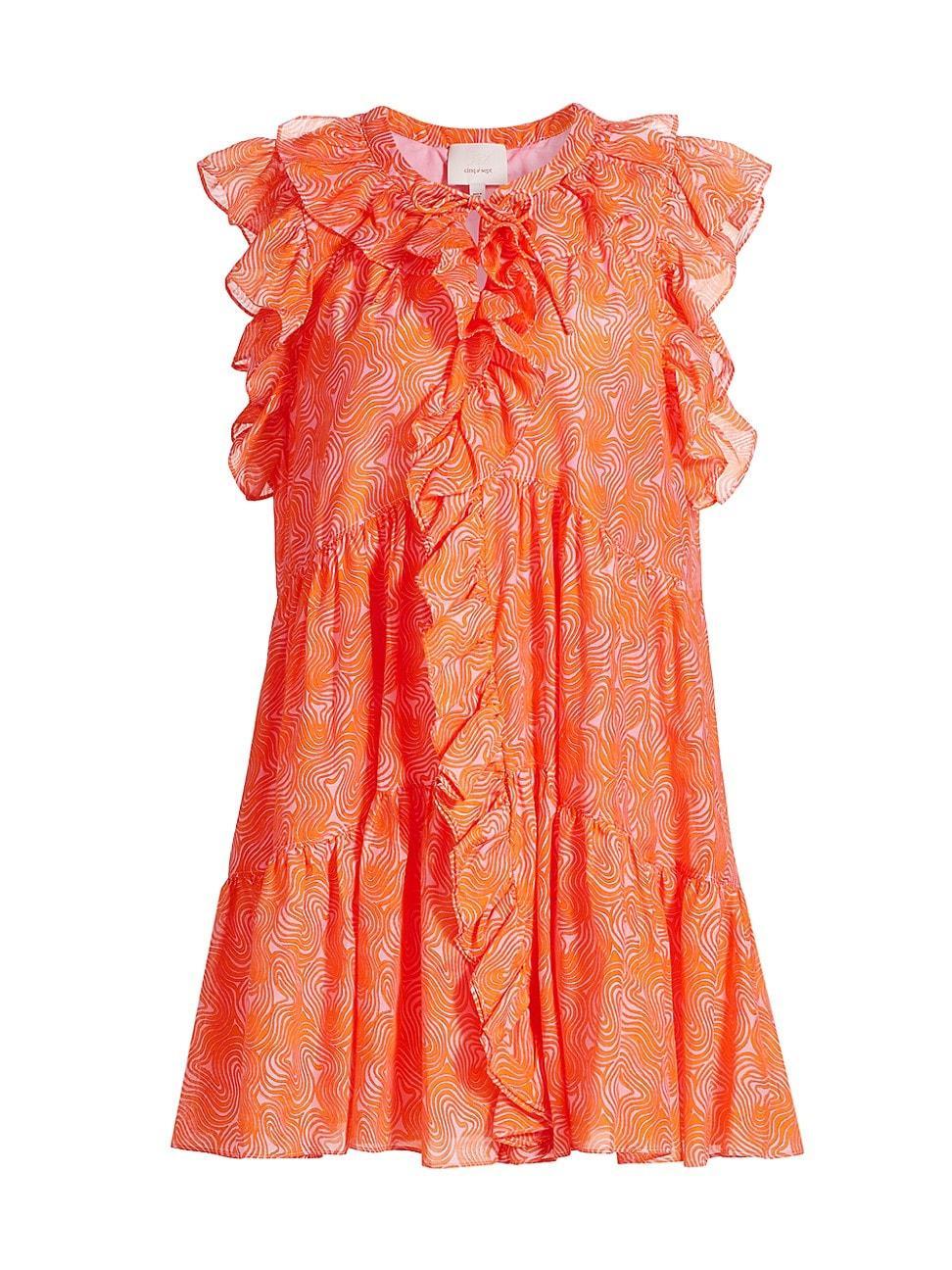 Womens Summer Waves Letitia Abstract Minidress Product Image