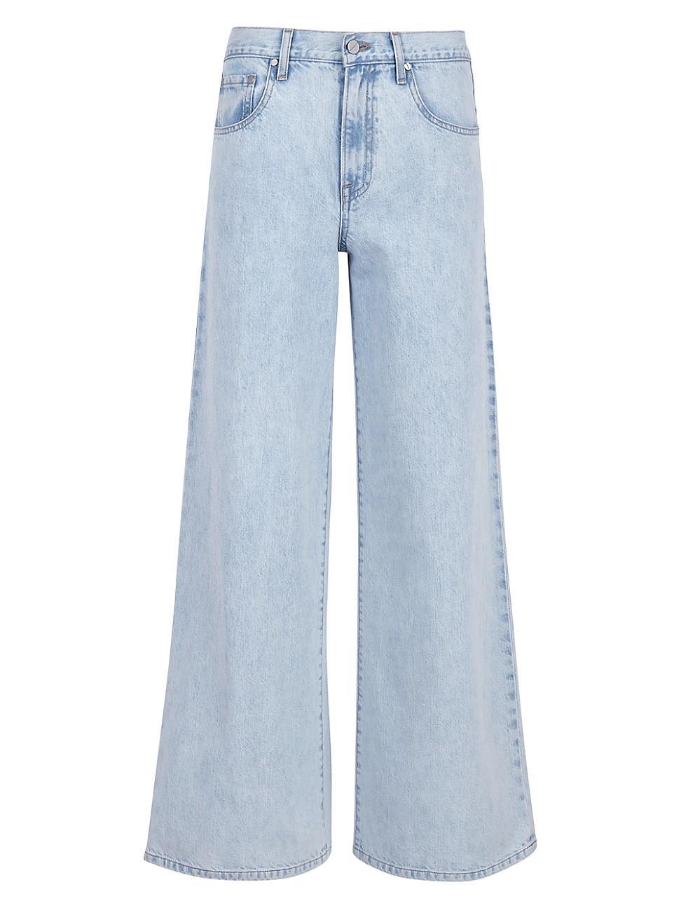 Womens Tiny Dancer Wide-Leg Jeans Product Image