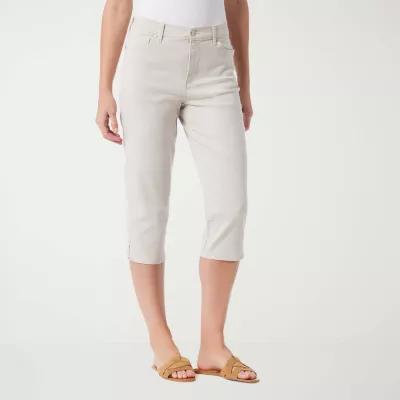 Gloria Vanderbilt Womens High Rise Capri Pants Product Image
