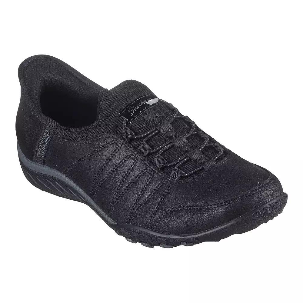 Skechers Hands Free Slip-ins® Relaxed Fit® Breathe Easy Home Body Women's Shoes, Size: 7.5, Black Product Image