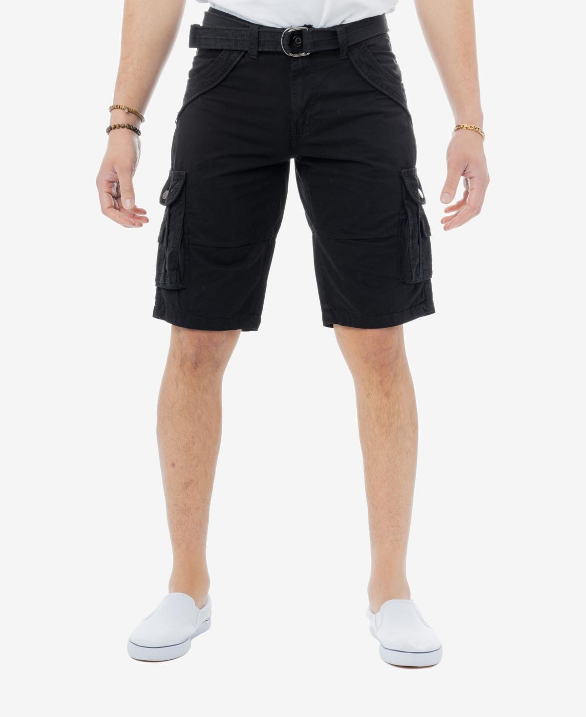 Men's Xray Belted Double-Pocket Bermuda Cargo, Size: 42, Grey Product Image