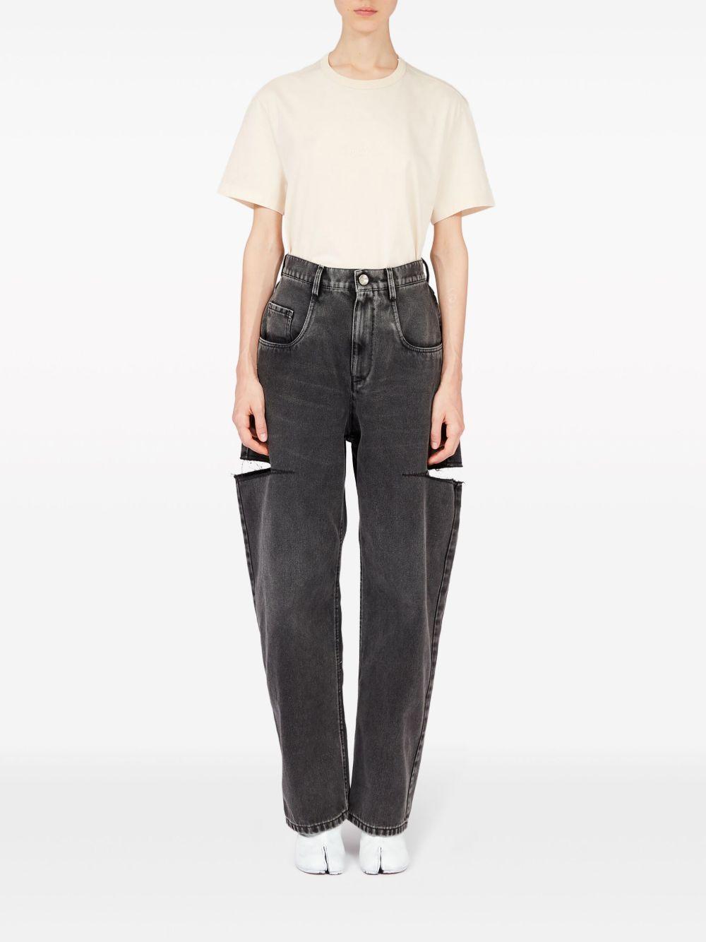 high-rise tapered jeans Product Image