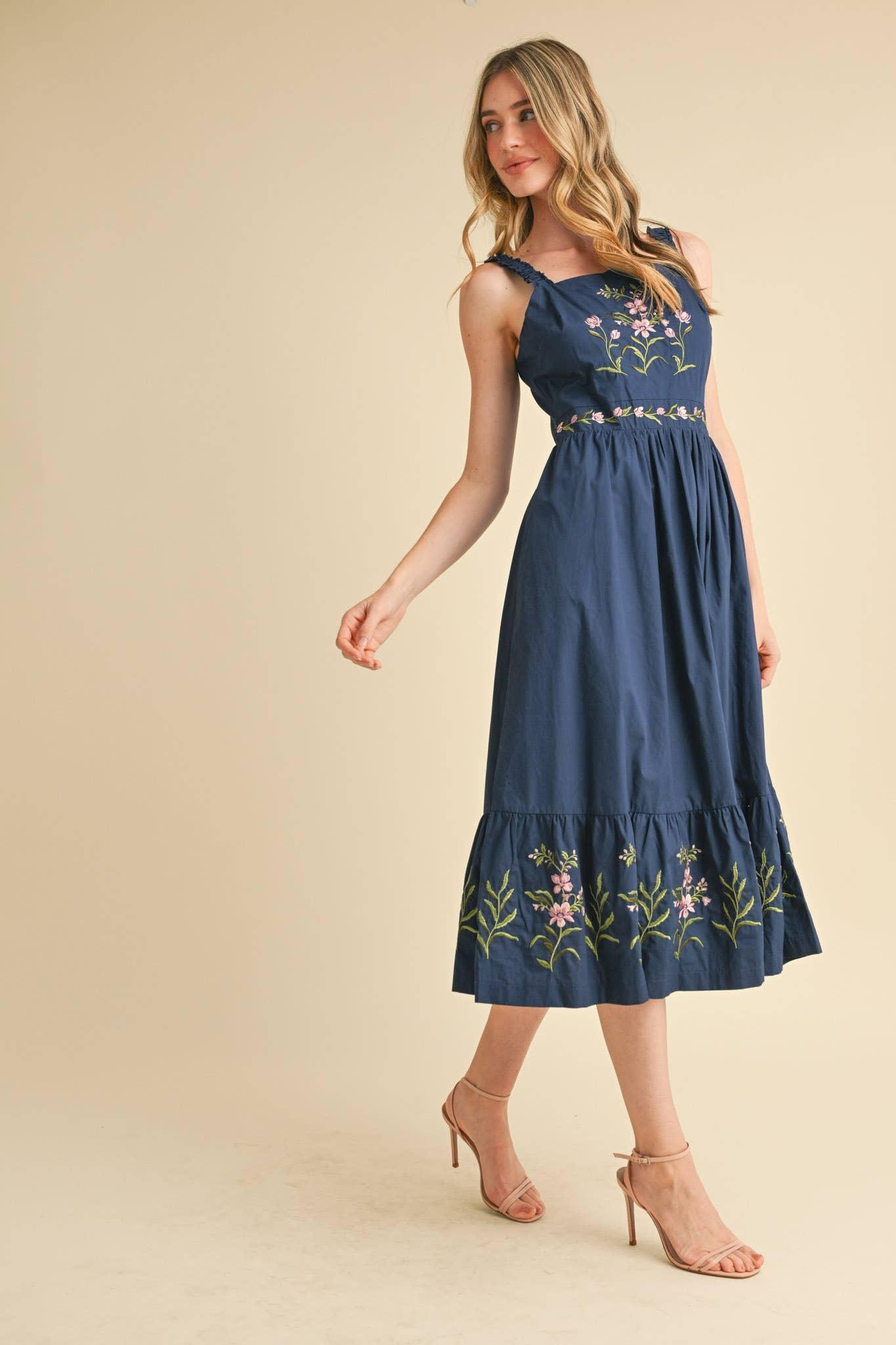 Cassia Embroidered Midi Product Image