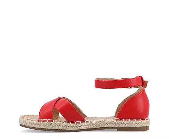 Journee Lyddia Women's Sandals, Size: 10, Red Product Image