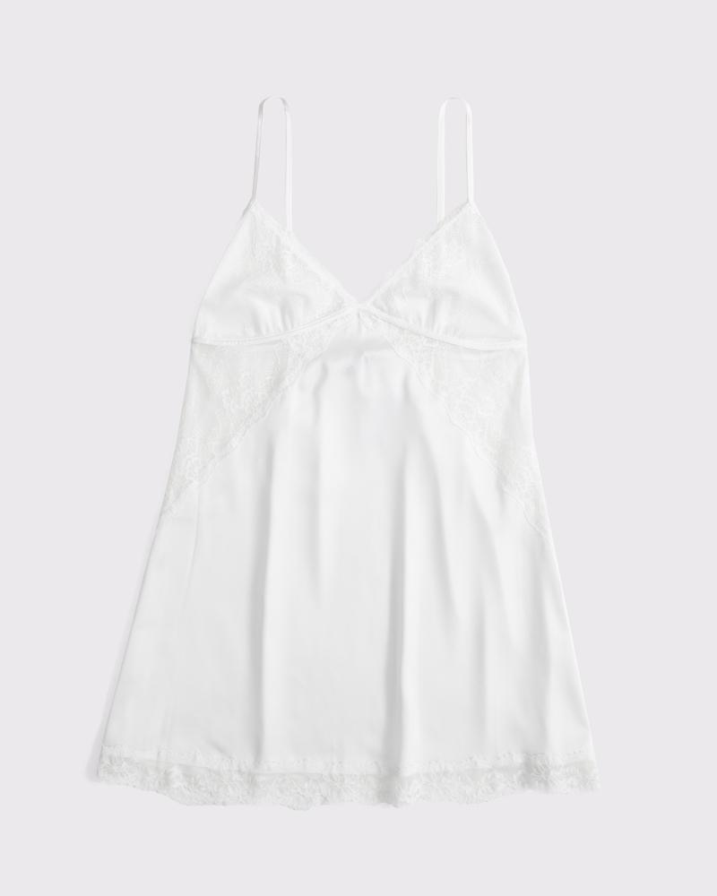 Sheer Lace-Trim Nightie Product Image