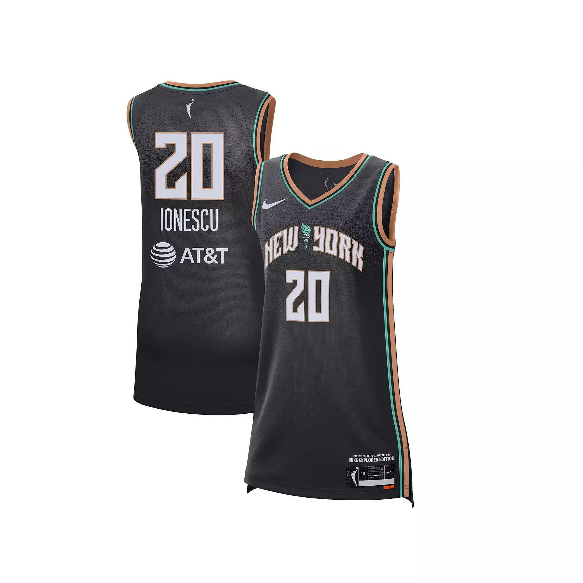 Unisex Nike Sabrina IonescuBlack New York Liberty Explorer Edition Victory Jersey, Womens Product Image