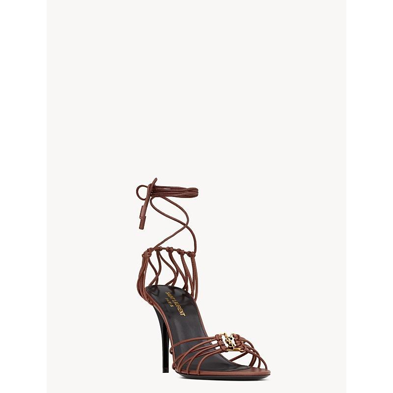 Saint Laurent Womens Babylone Sandals Product Image