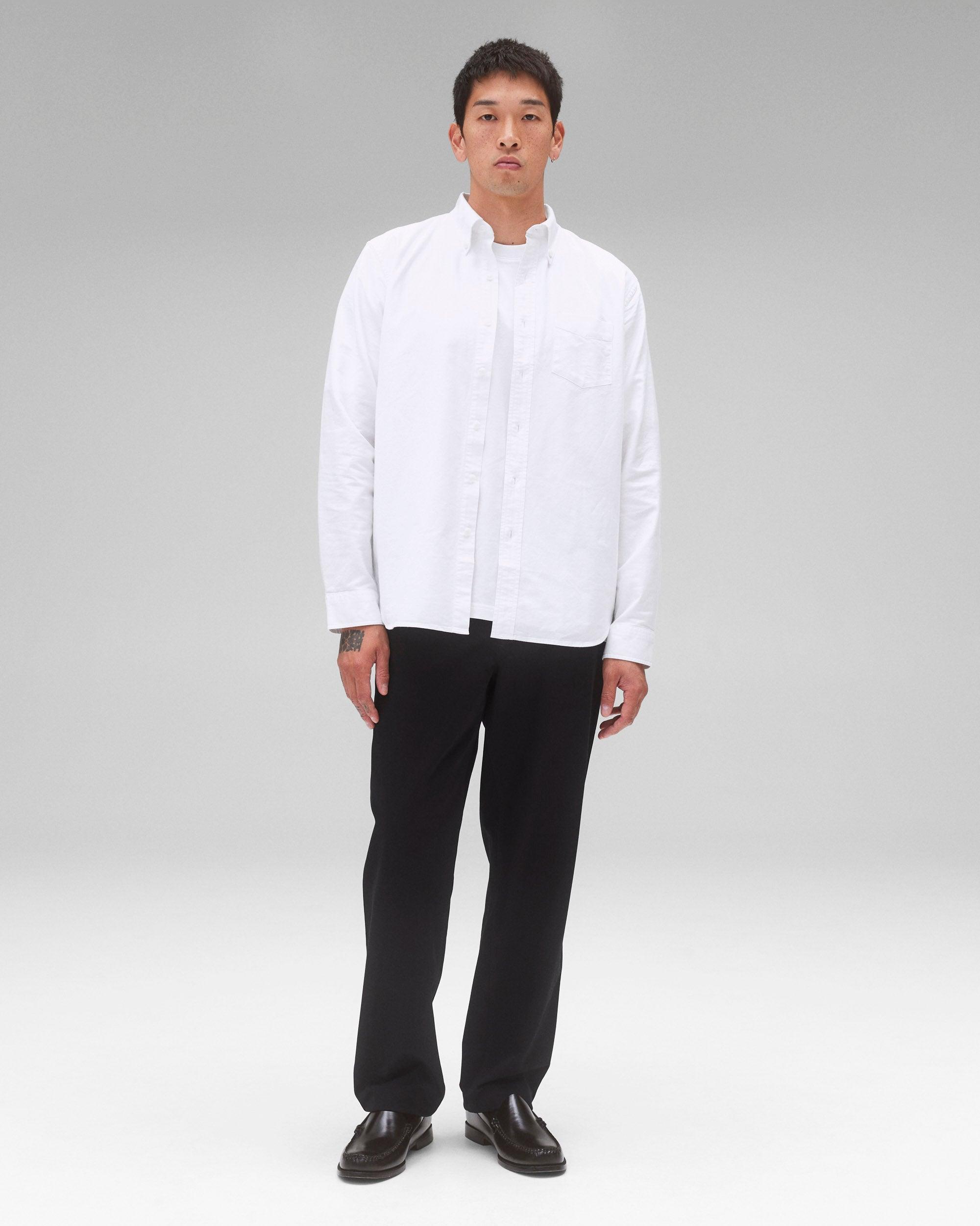 Cotton Oxford Windsor Standard Shirt Male Product Image