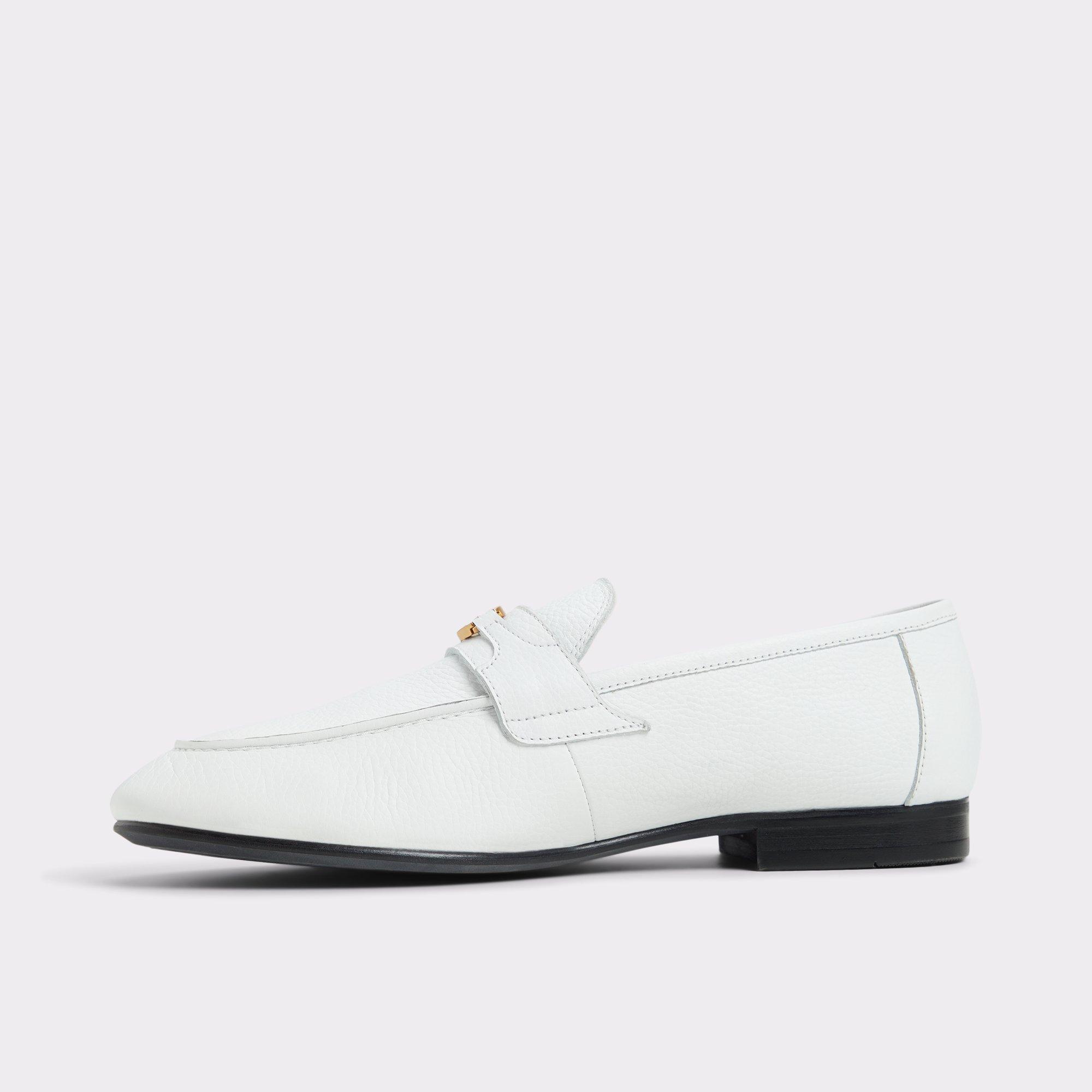 ALDO Fiero - Men's Loafers and Slip on - White, Size 7.5 Product Image