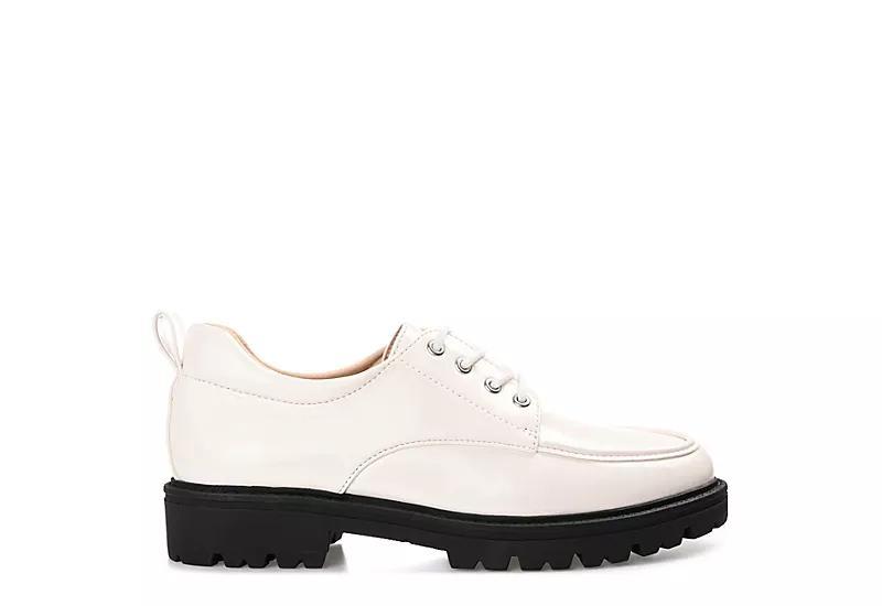 Journee Womens Tru Comfort Foam Zina Oxford Shoes Ivory Product Image