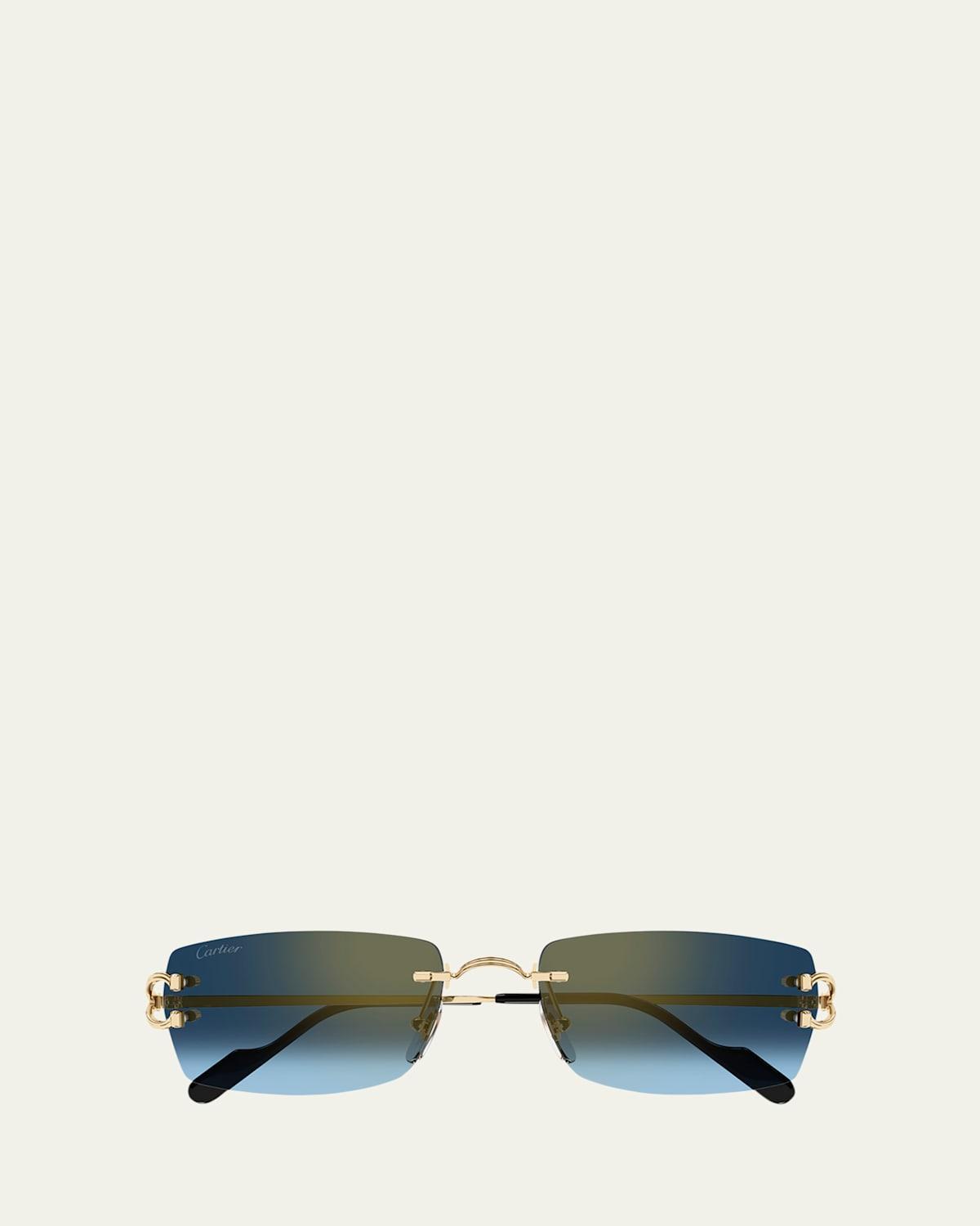 Mens CT0550SM Metal Rectangle Sunglasses Product Image