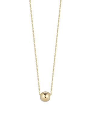 Alberto Amati 14K Yellow Gold Small Polished Ball Pendant Necklace, 16 Product Image