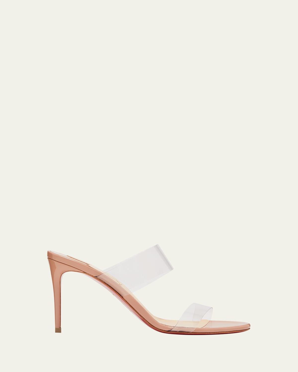 Womens Just Nothing 85MM Patent Leather Mules Product Image