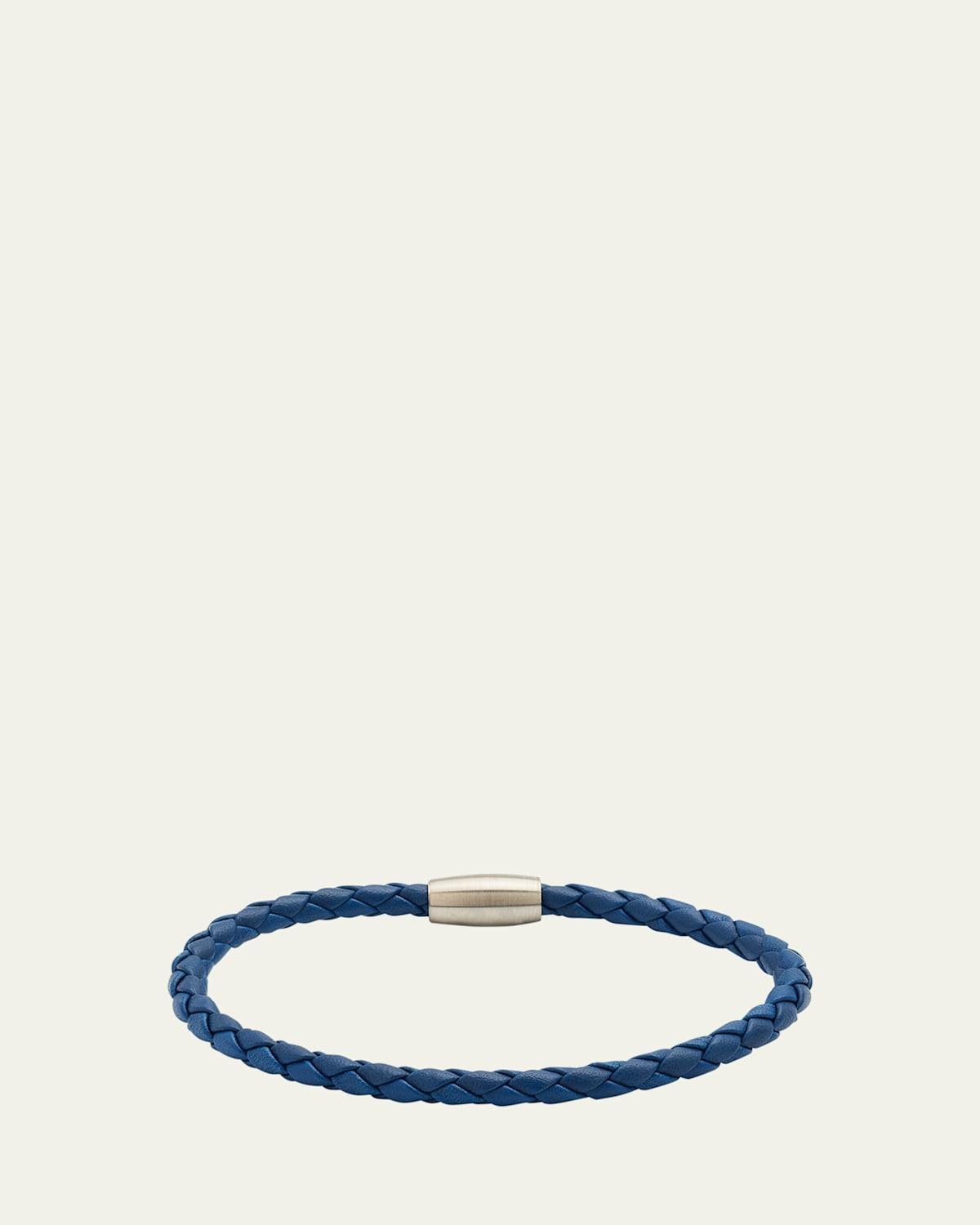 Link Up Braided Leather Cord Bracelet Product Image