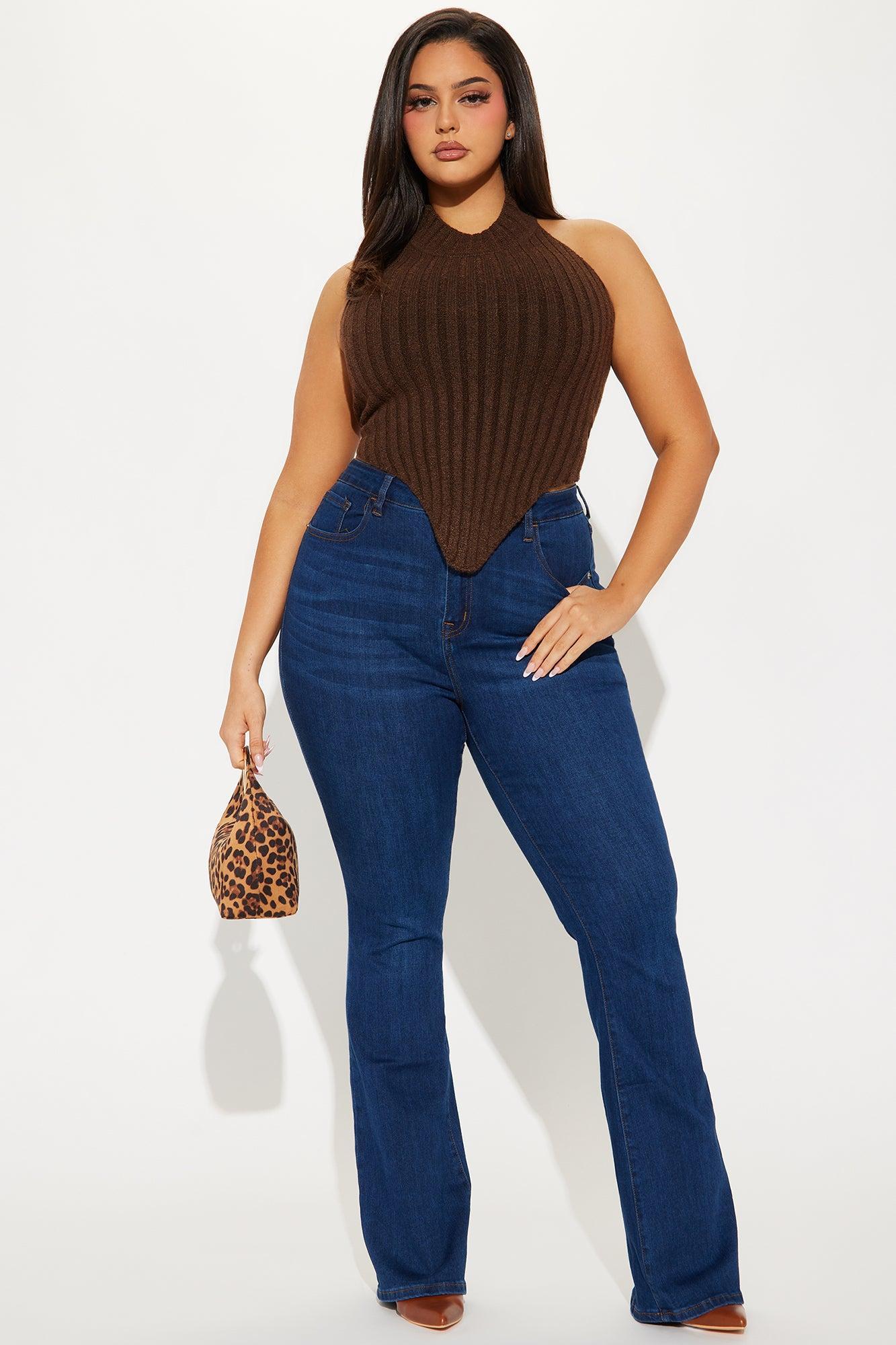Kinslie Sweater Top - Chocolate Product Image