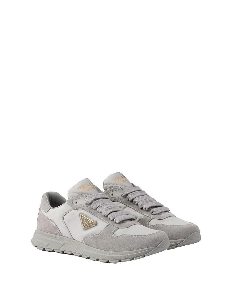 Prada Womens Prax 2.0 Re-Nylon and Suede Sneakers Product Image