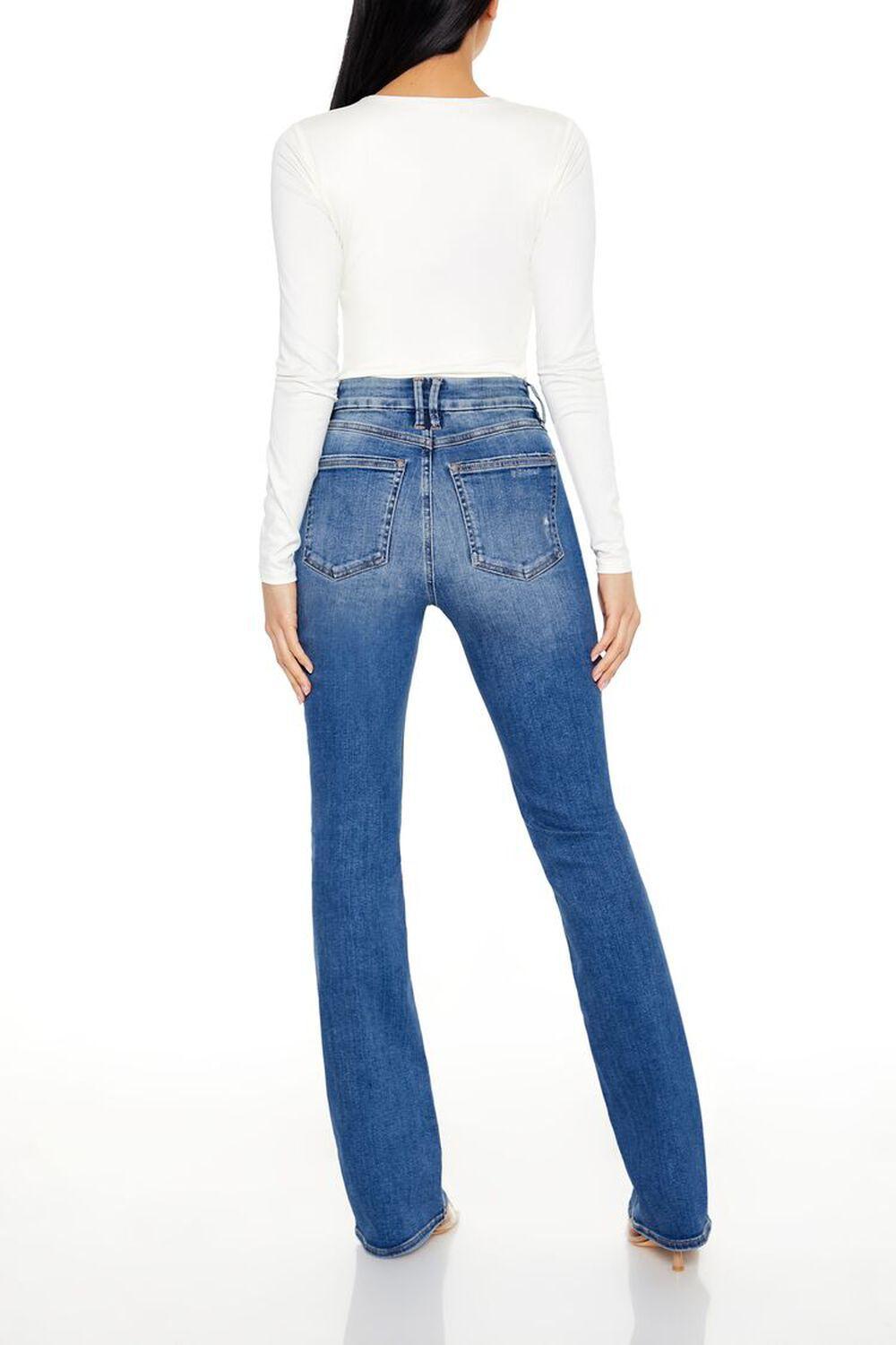 Distressed High-Rise Bootcut Jeans | Forever 21 Product Image
