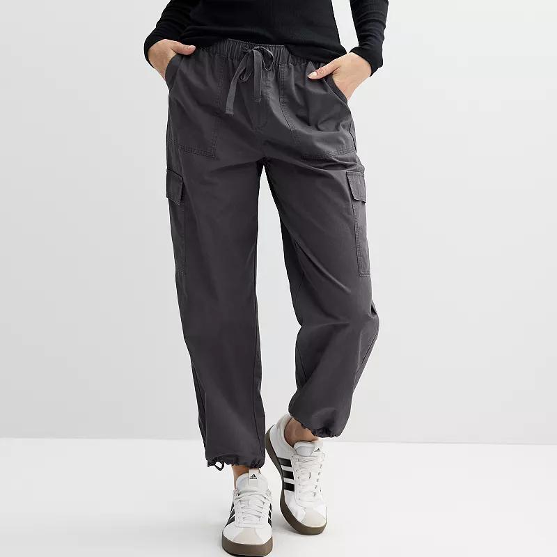 Women's Sonoma Goods For Life® Parachute Pants, Size: Small, Manolo Green Product Image