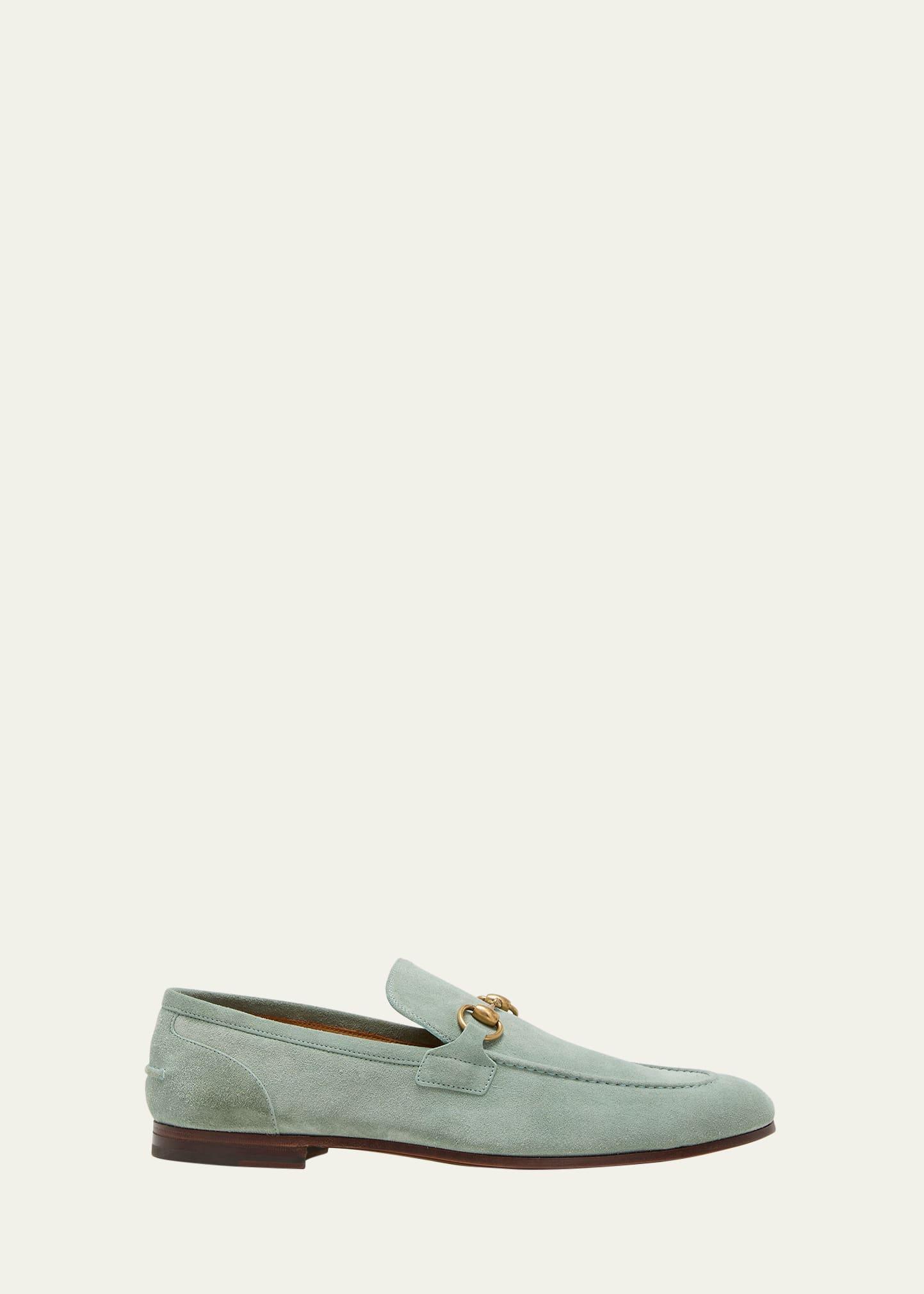 Ferragamo Mens Bloom Leather Loafers Product Image