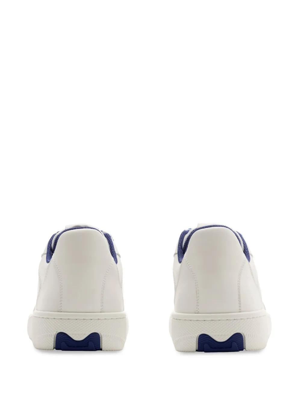 Box leather sneakers Product Image