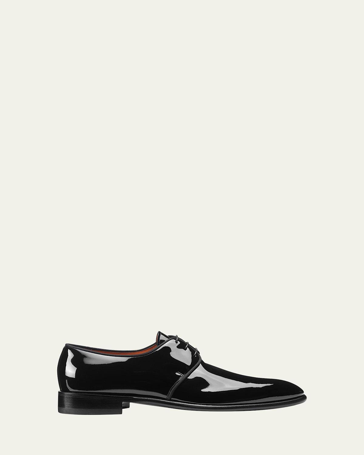 Santoni Mens Isogram-V2-01 Lace Up Formal Dress Shoes Product Image