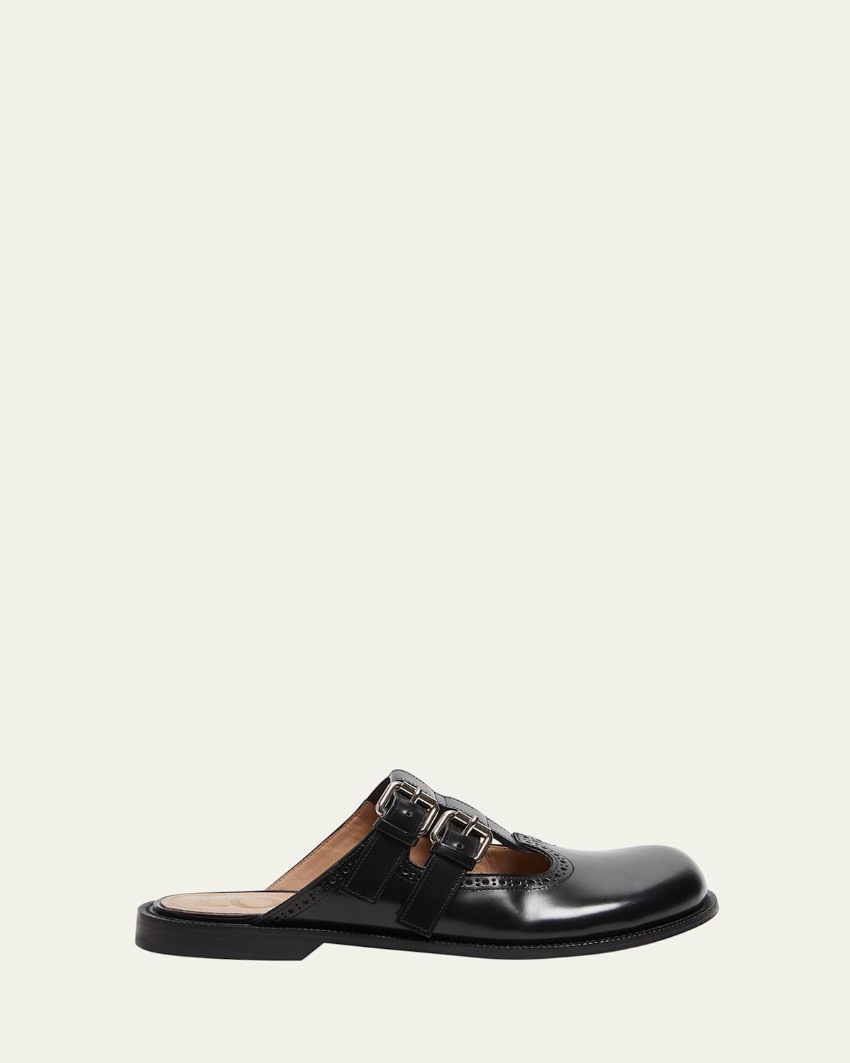 Campo Leather Mary Jane Mules Product Image