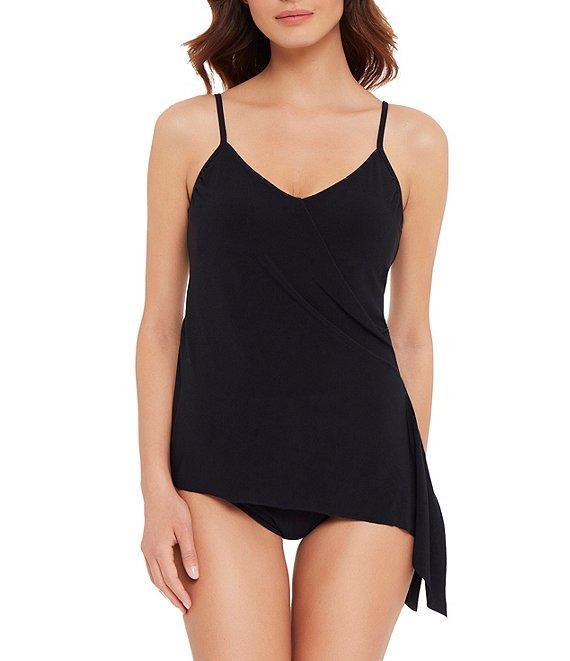 Magicsuit Solid Jersey Brief Shirred Swim Bottom Product Image