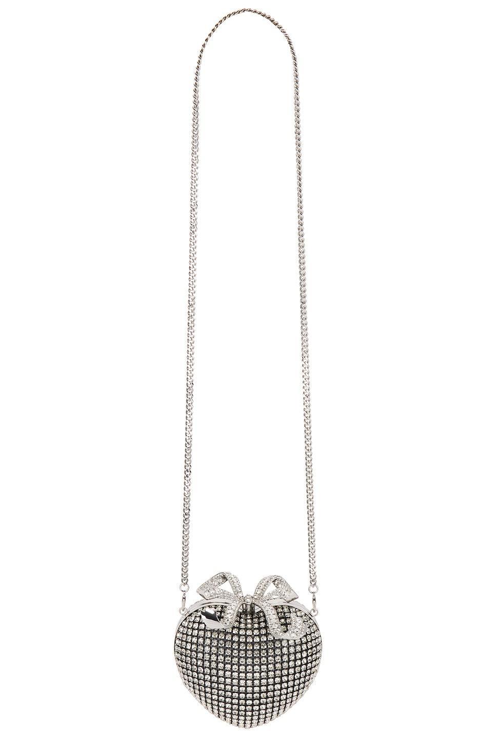 Crystal Heart Clutch self-portrait Product Image