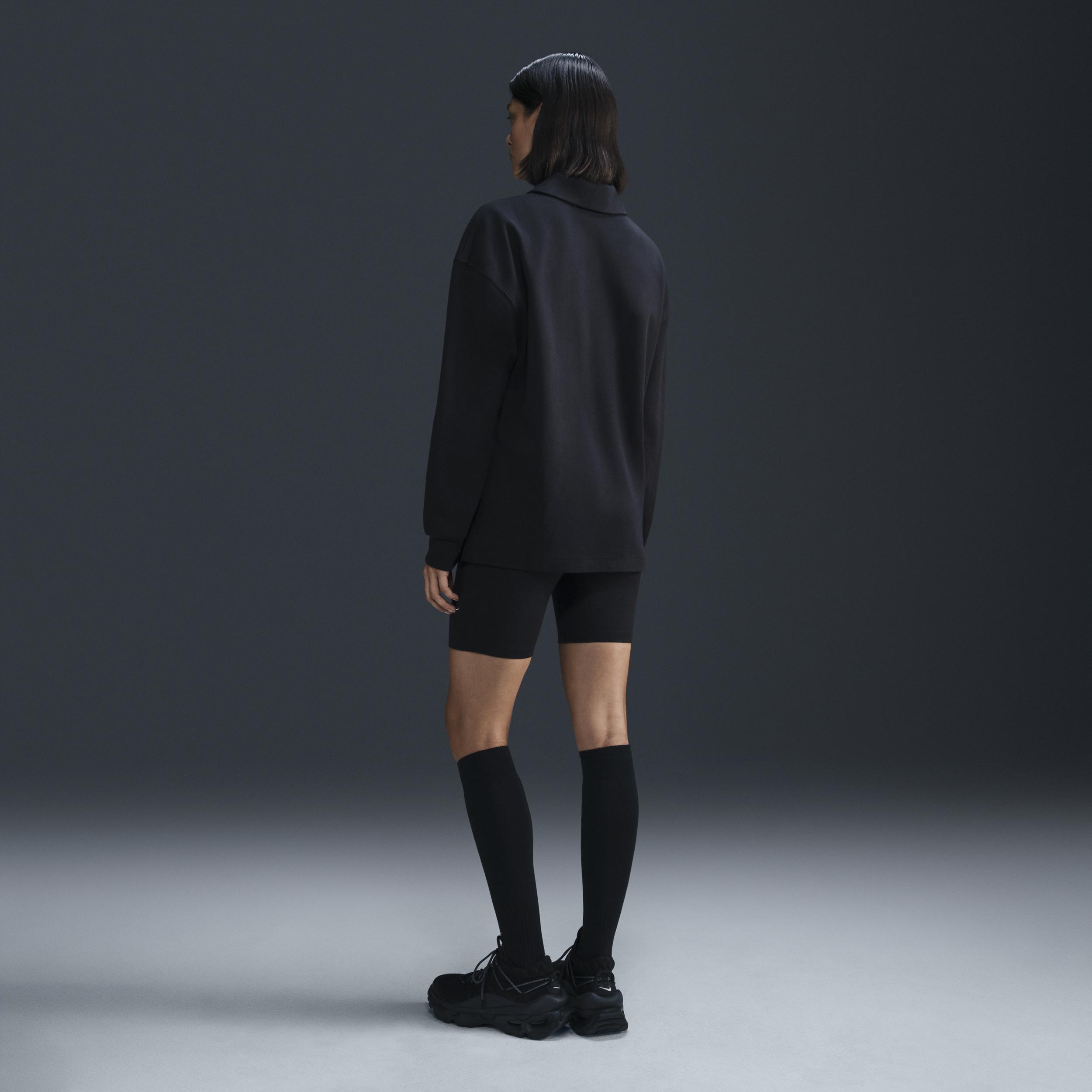 Nike Sportswear Essential Women's Oversized Long-Sleeve Polo Product Image