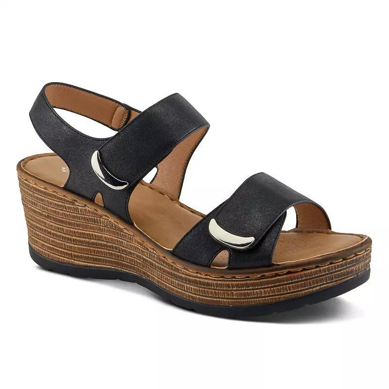 Patrizia Woodrow Women's Wedge Sandals, Size: 41, Black Product Image