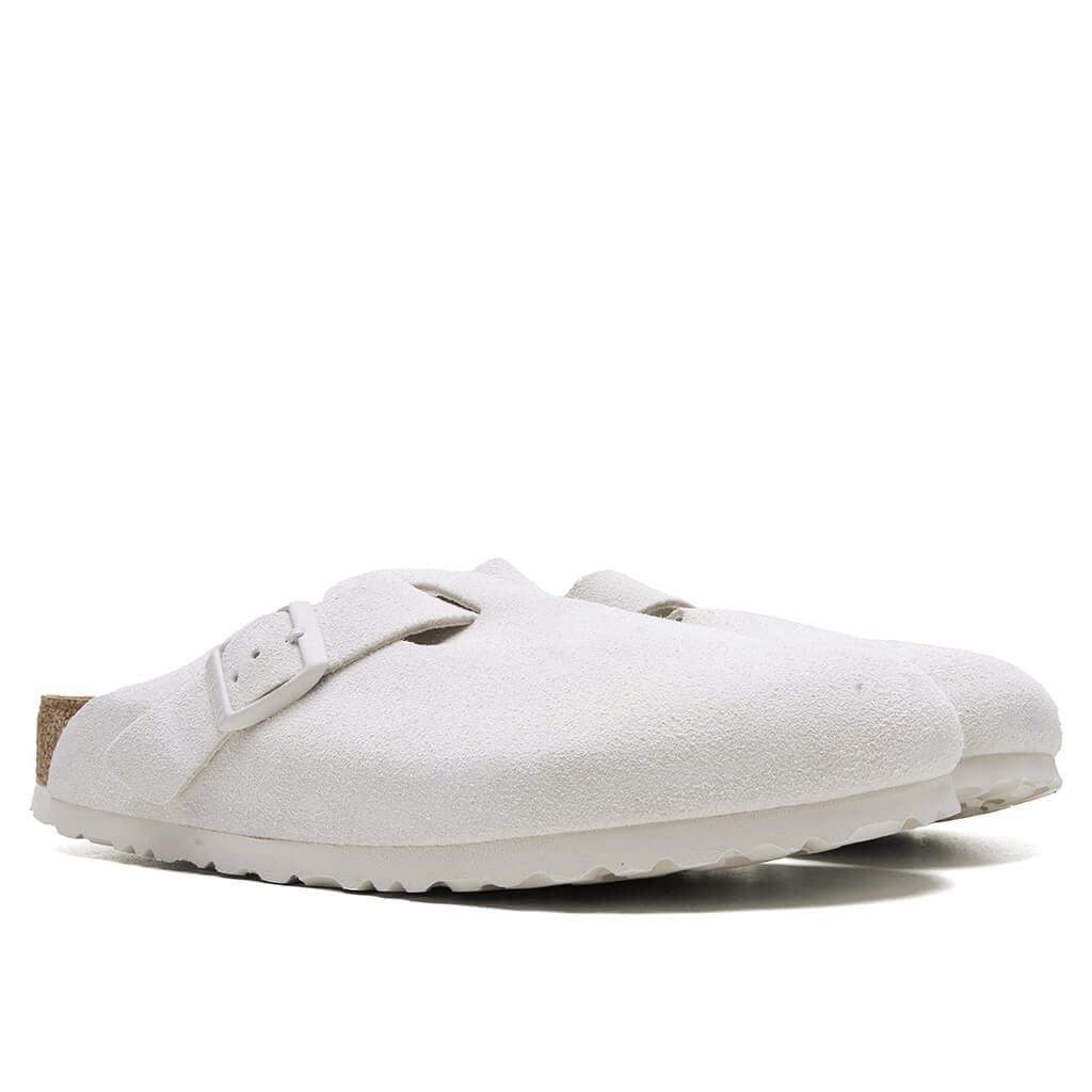 Boston Soft Footbed Suede Leather - Antique White Male Product Image
