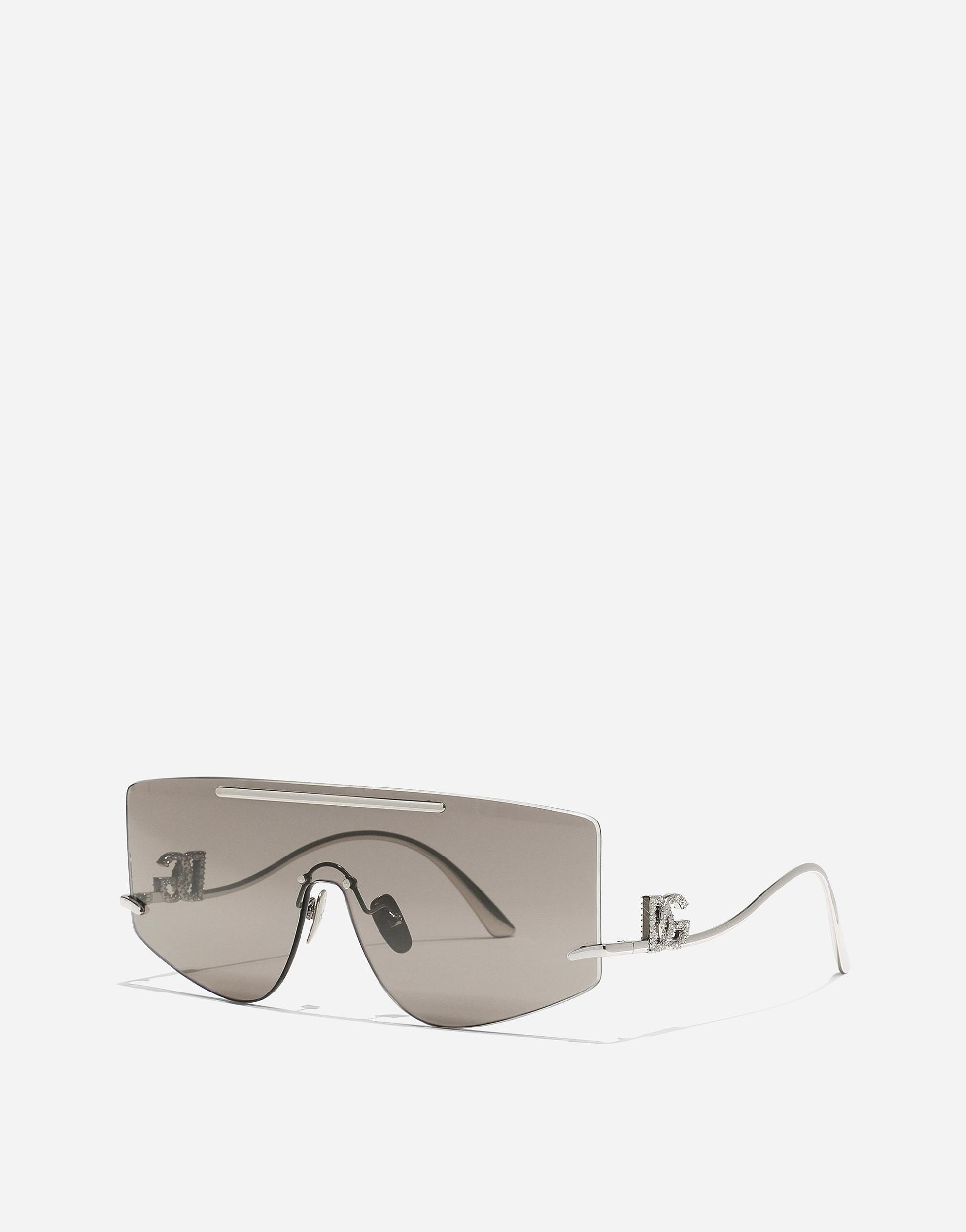 DOLCE & GABBANA Dg Crystal Sunglasses In Grey Product Image