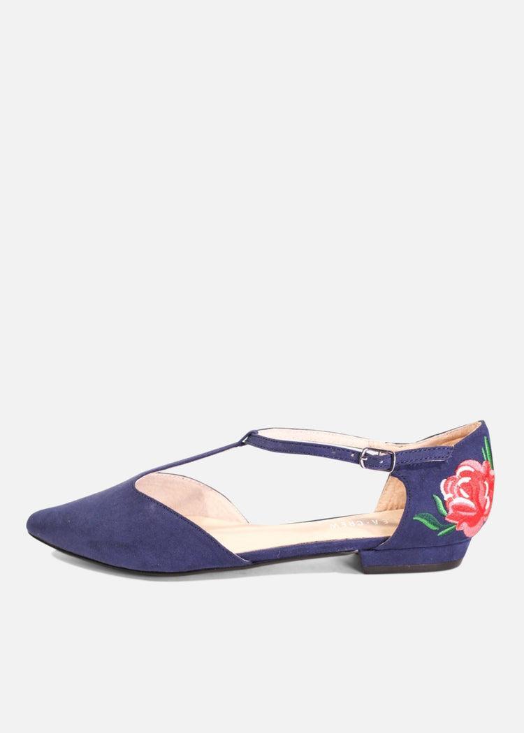 Garden T-Strap Flats Product Image